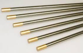 Eletrodo de Tungstênio 1,5% Lantânio 2,4mm dourado
