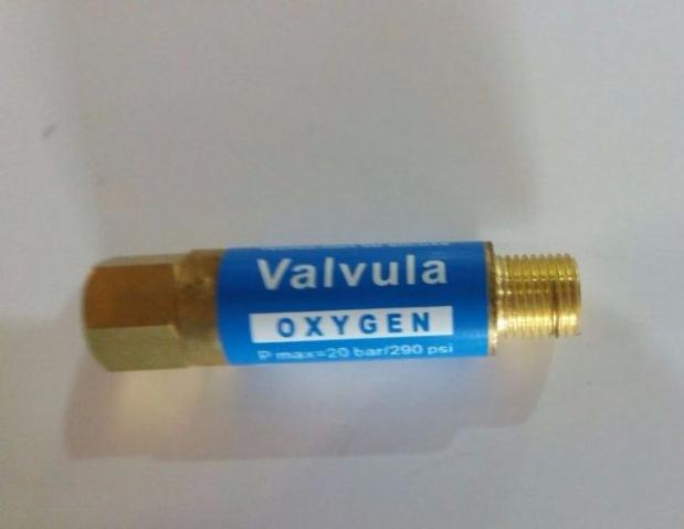 Válvula Corta Chama p/ Regulador Oxigênio