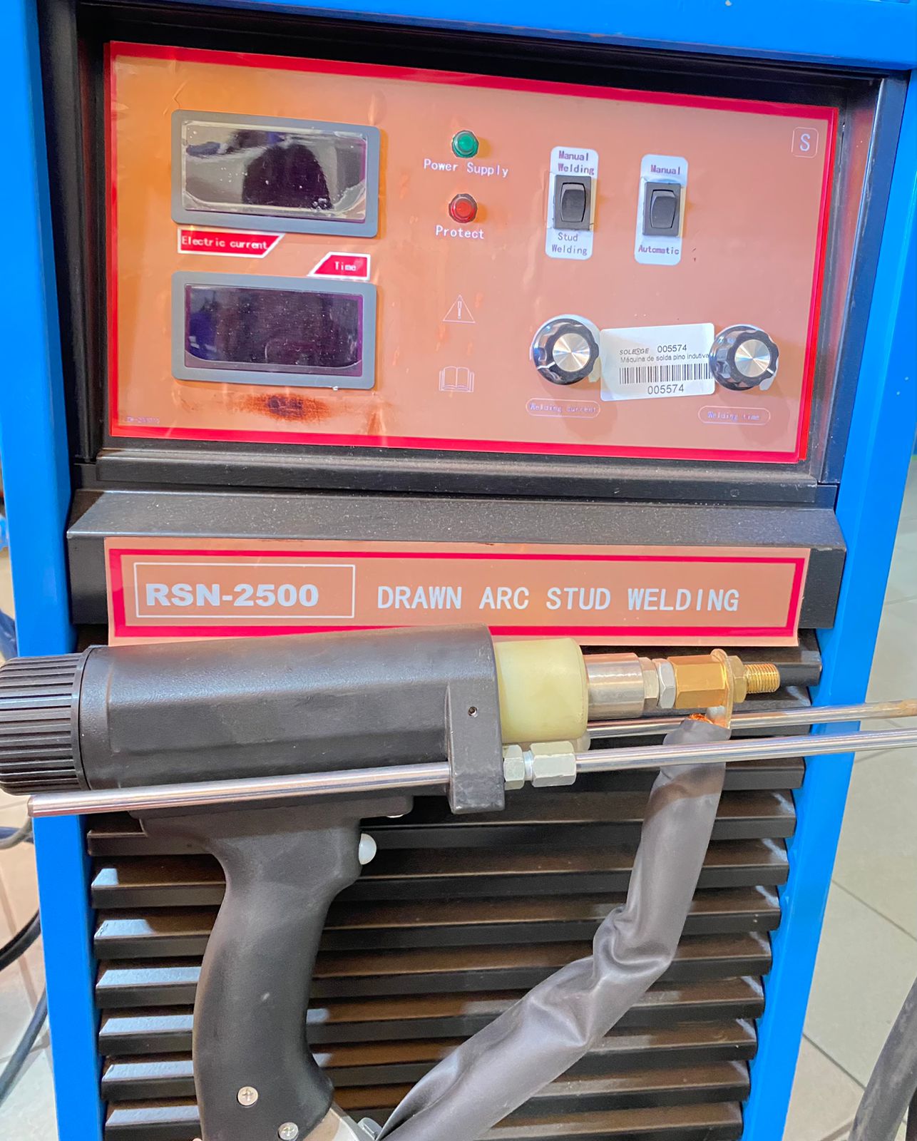 Máquina de solda pino indutiva stud bold